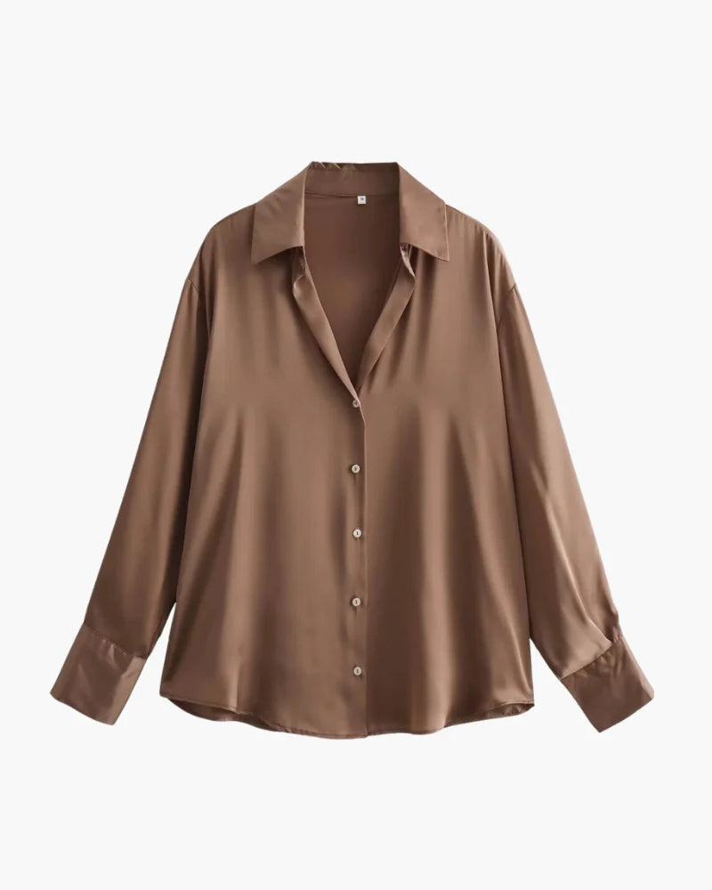 Vernier Éclat Satin Blouse