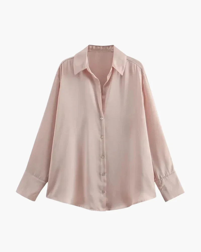 [Bundle Duo] Vernier Éclat Satin Blouse
